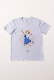 Camiseta Branca Cardcaptor Sakura Traje de Batalha Sakura "Asas"