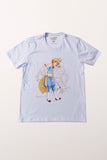 Camiseta Branca Cardcaptor Sakura Traje de Batalha Sakura "Circense"