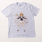 Camiseta Branca Cardcaptor Sakura Uniforme Sakura "Capturando Carta"
