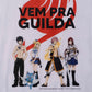 Camiseta Branca FAIRY TAIL Vem Pra Guilda