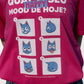 Camiseta Rosa FAIRY TAIL Happy "Mood do Dia"