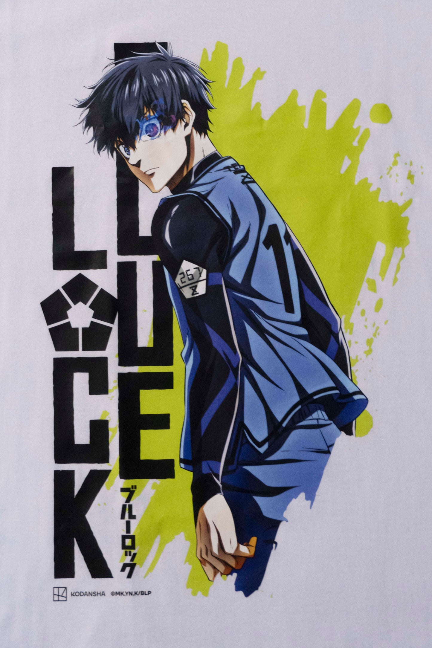 Camiseta Branca BLUE LOCK "Episódio Isagi"