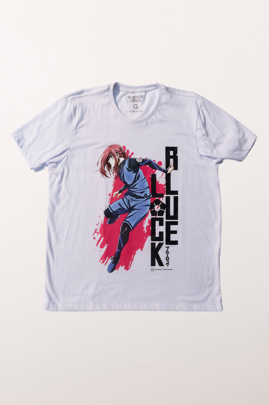 Camiseta Branca BLUE LOCK "Episódio Chigiri"