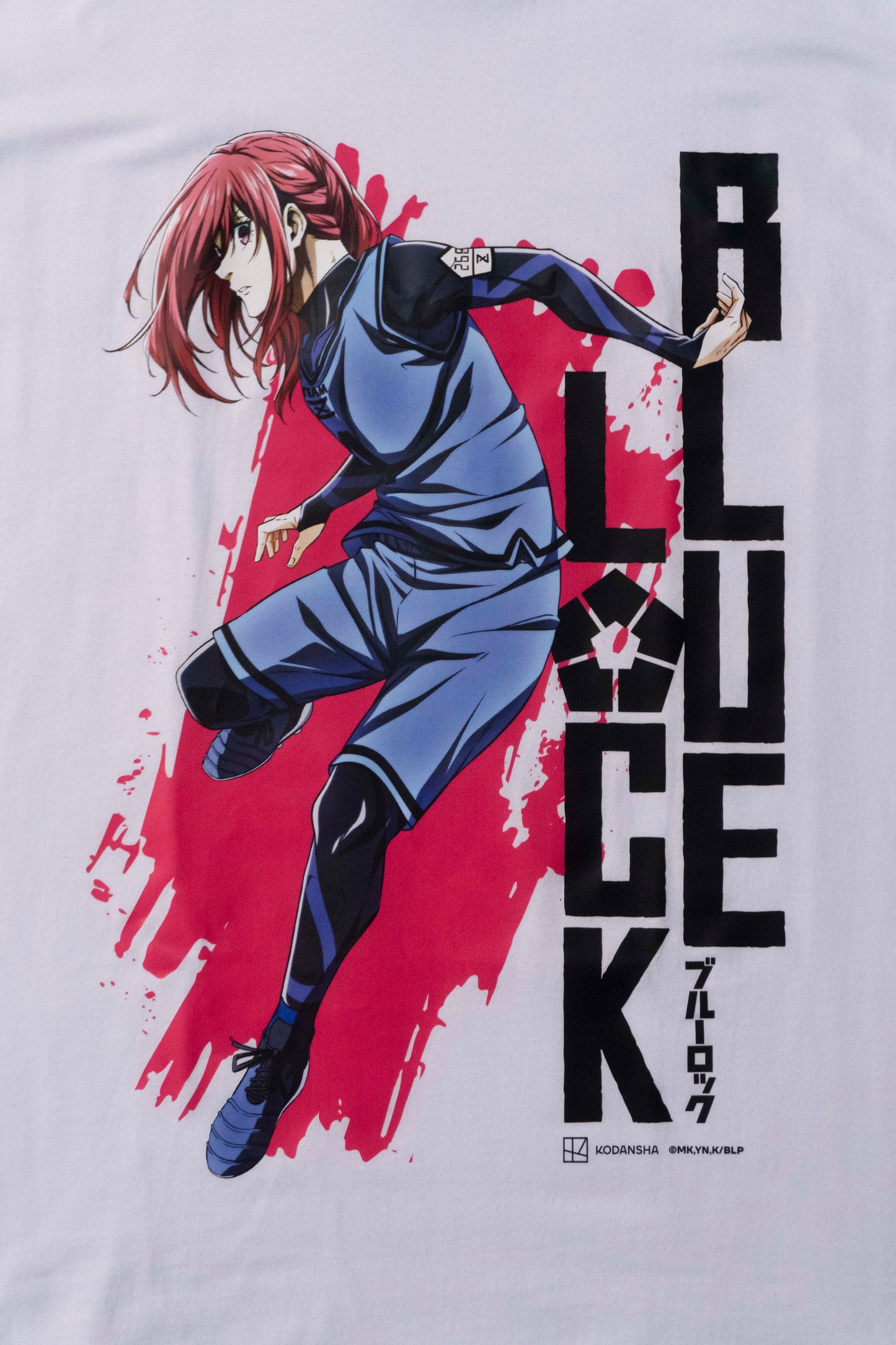 Camiseta Branca BLUE LOCK "Episódio Chigiri"