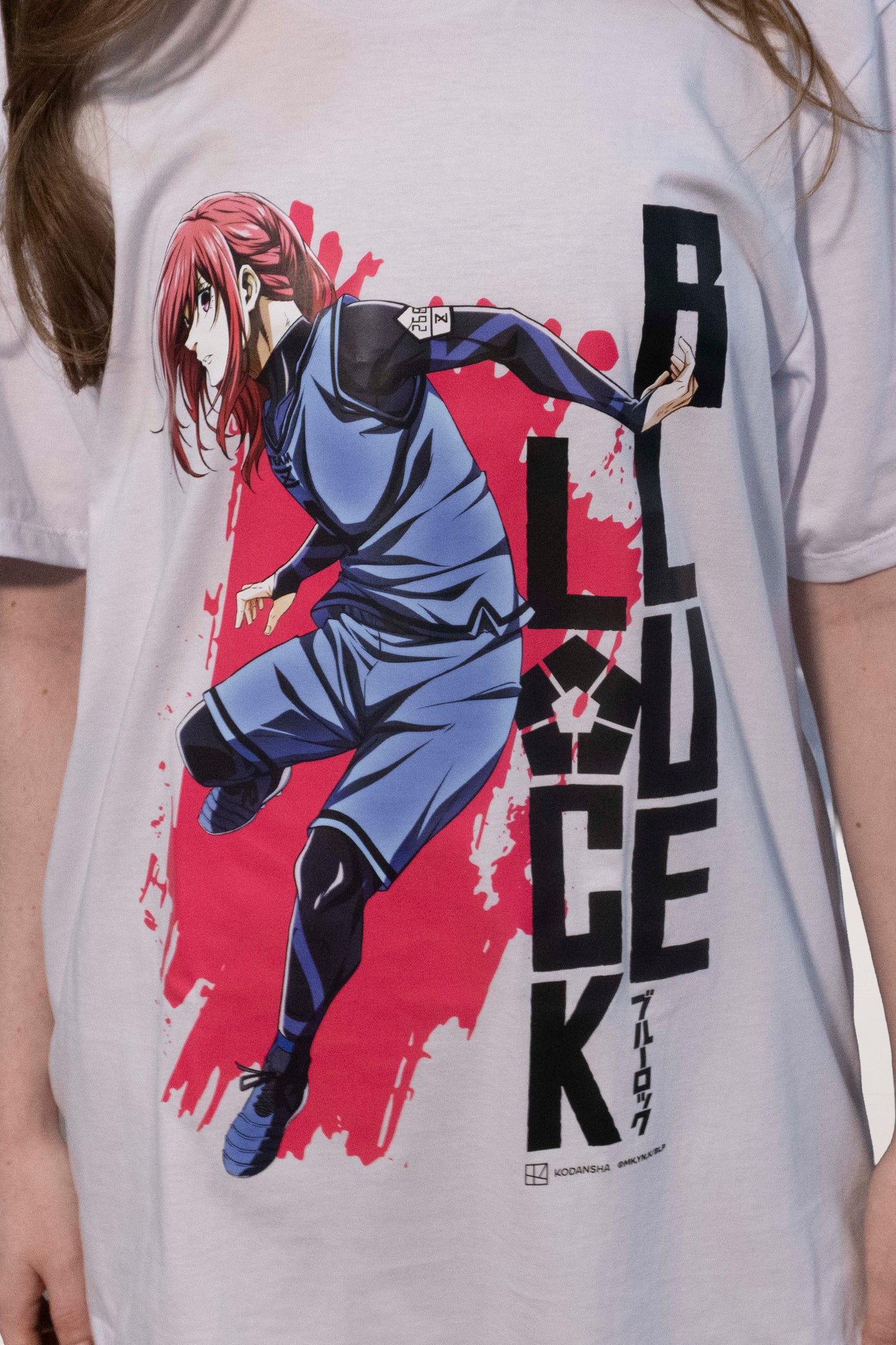 Camiseta Branca BLUE LOCK "Episódio Chigiri"