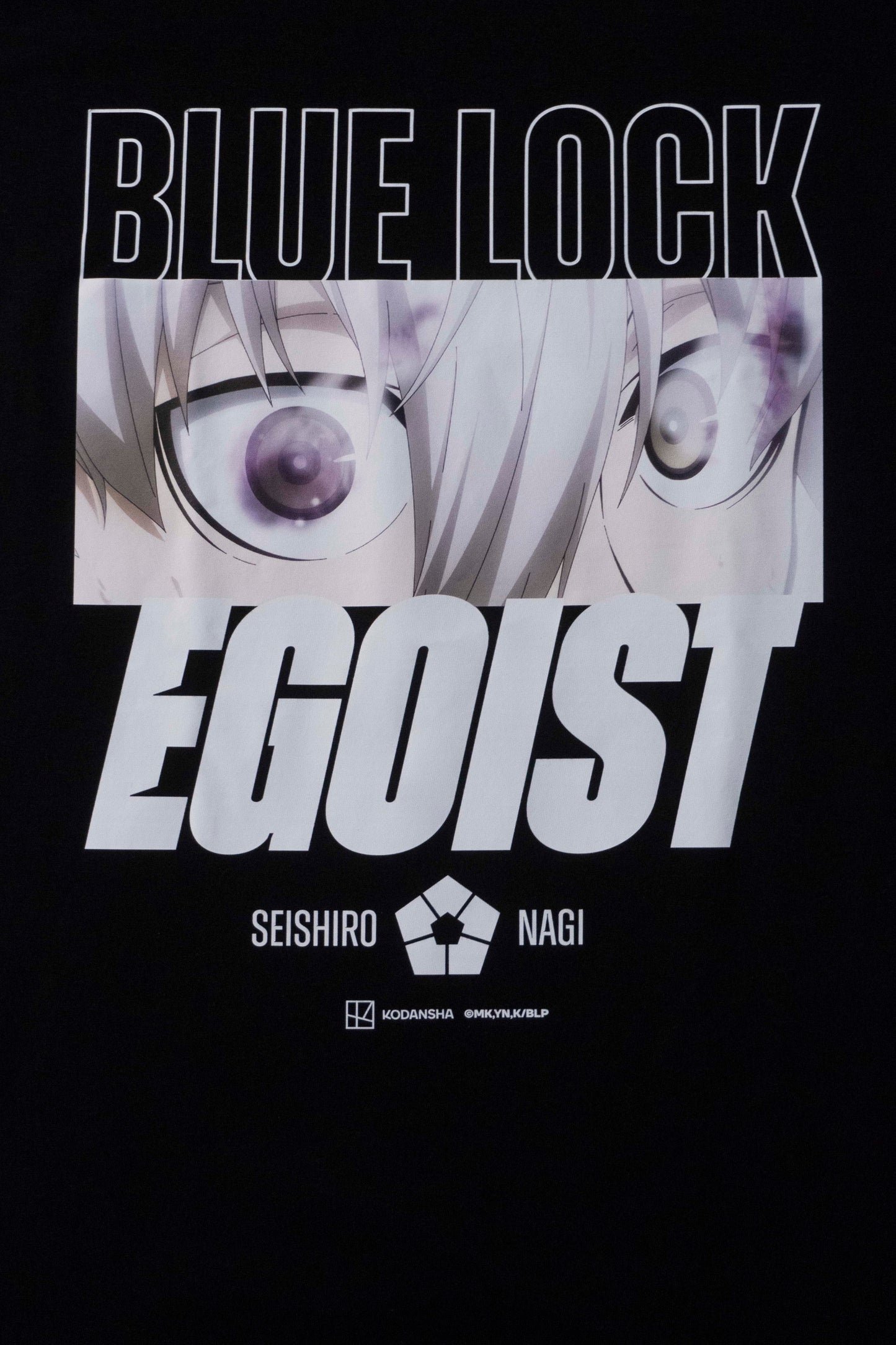 Camiseta Preta BLUE LOCK Nagi "Egoísta"