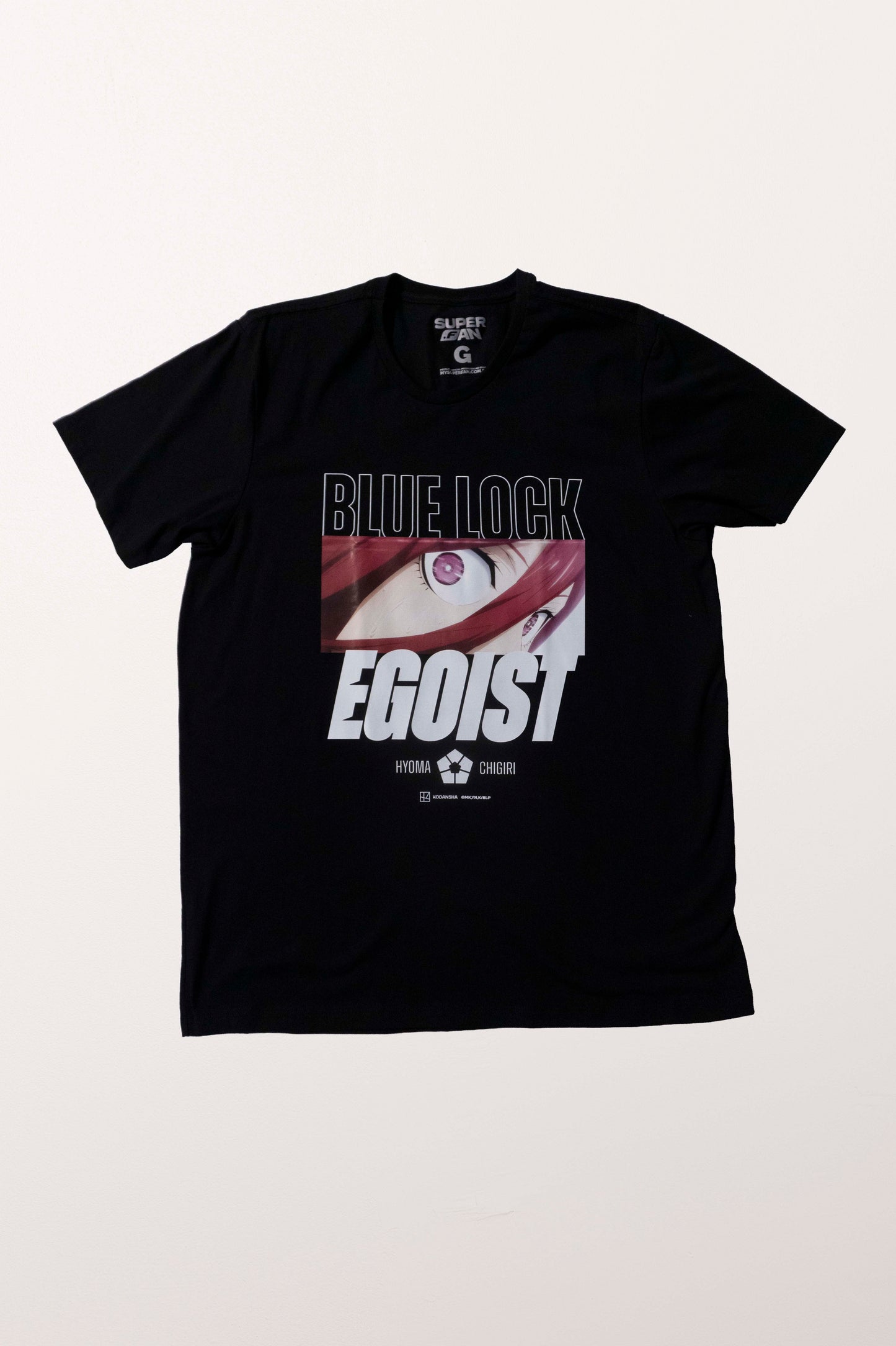Camiseta Preta BLUE LOCK Chigiri "Egoísta"