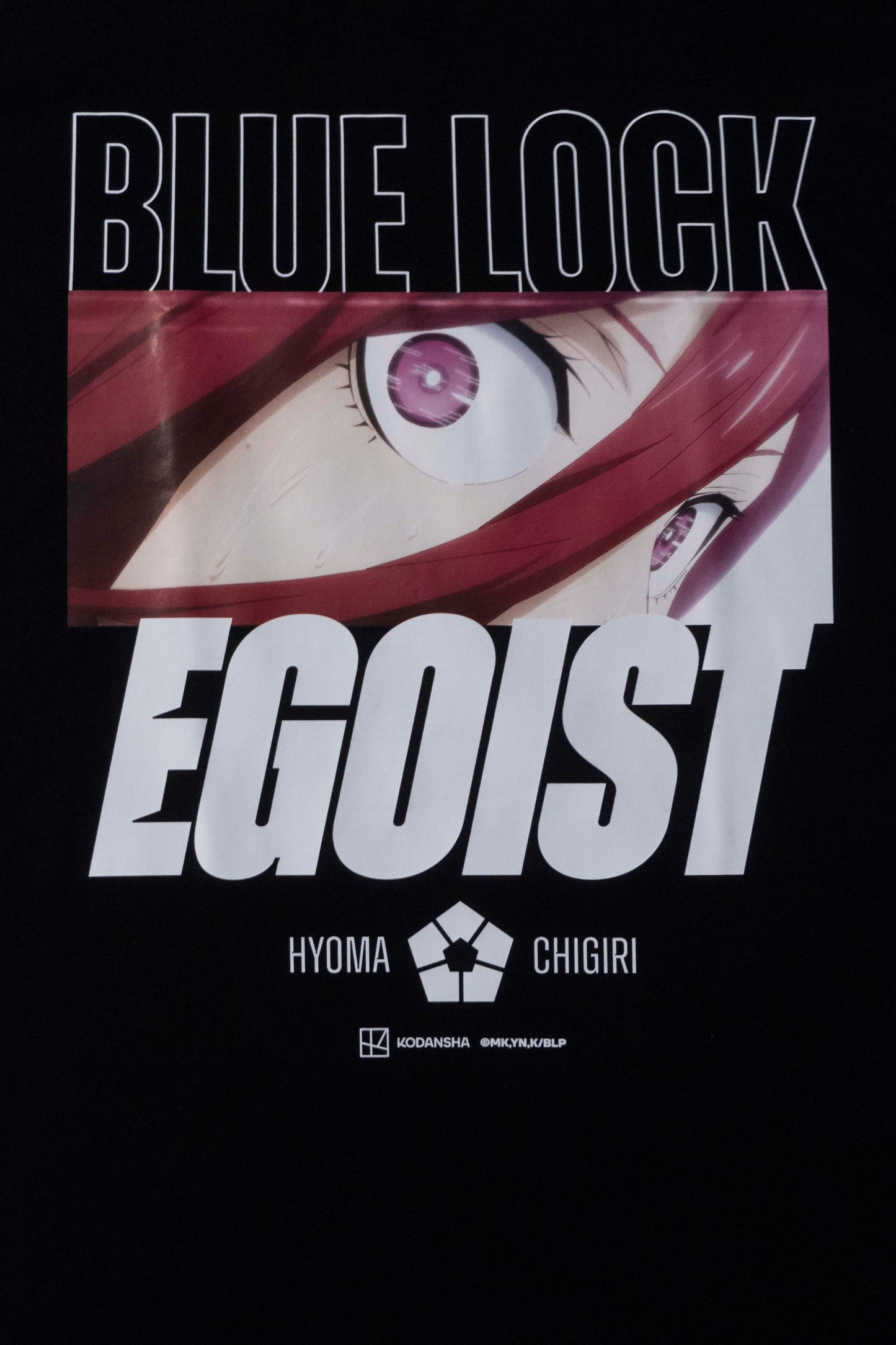 Camiseta Preta BLUE LOCK Chigiri "Egoísta"
