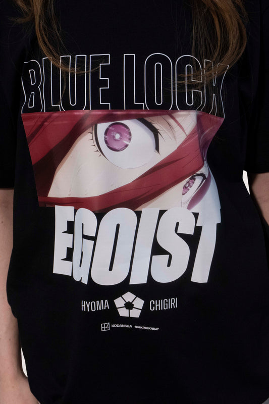 Camiseta Preta BLUE LOCK Chigiri "Egoísta"