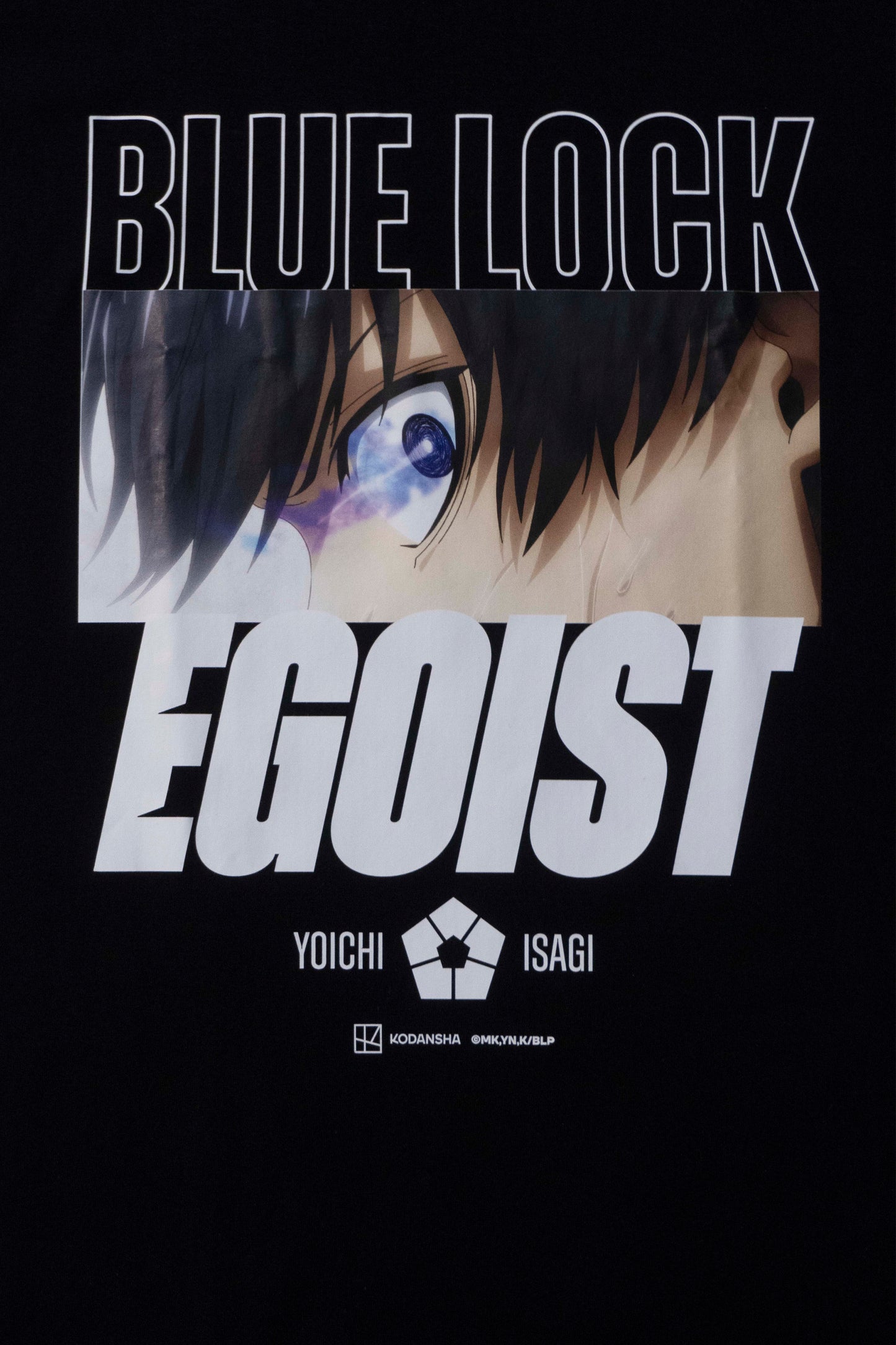 Camiseta Preta BLUE LOCK Isagi "Egoísta"