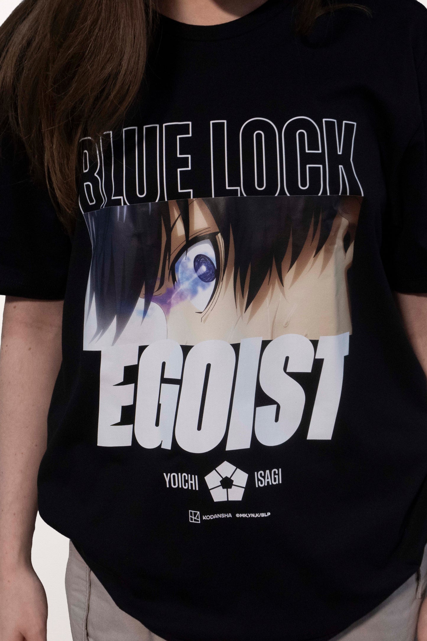 Camiseta Preta BLUE LOCK Isagi "Egoísta"
