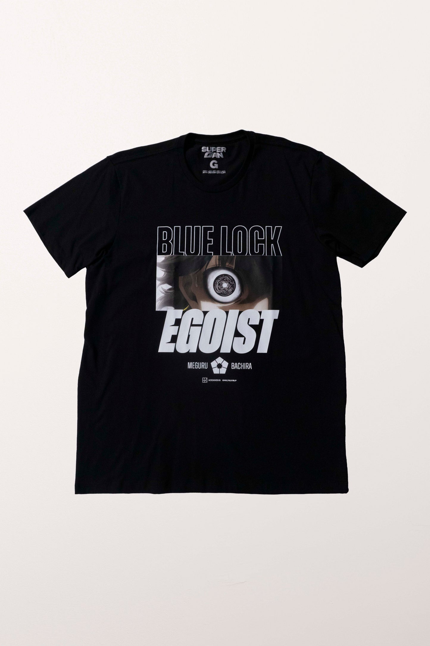 Camiseta Preta BLUE LOCK Bachira "Egoísta"