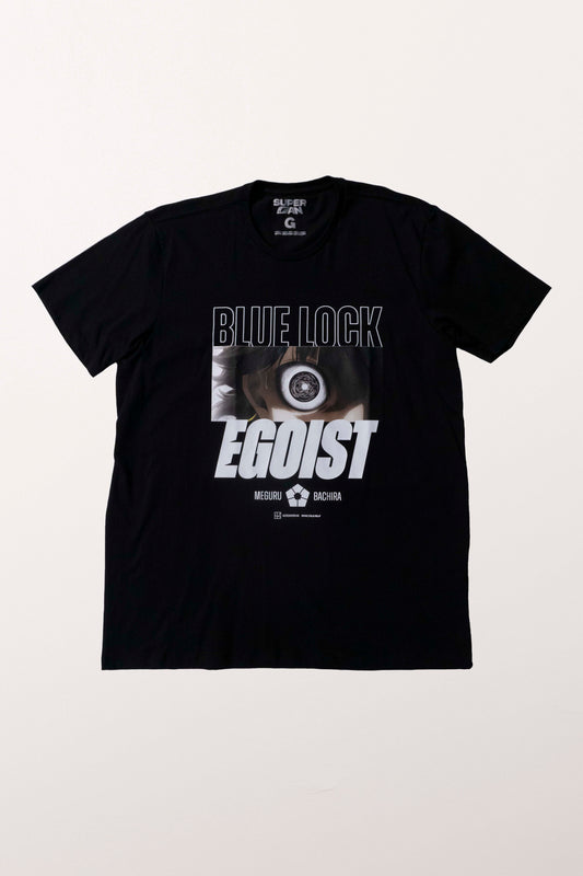 Camiseta Preta BLUE LOCK Bachira "Egoísta"