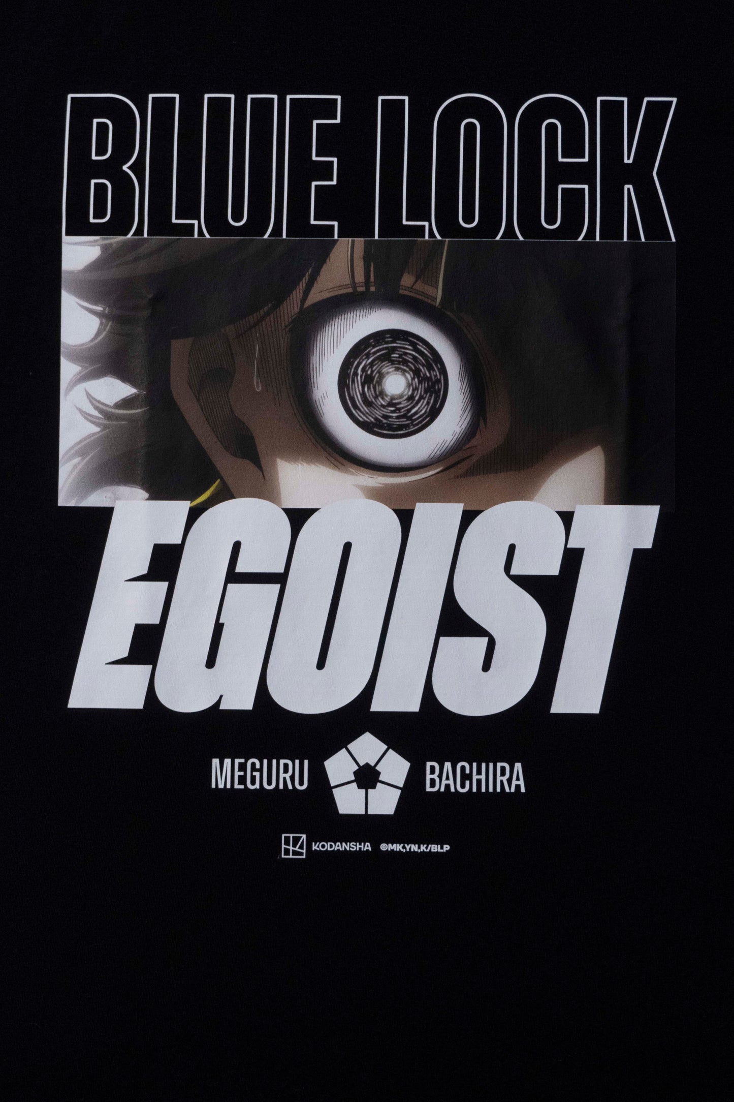 Camiseta Preta BLUE LOCK Bachira "Egoísta"
