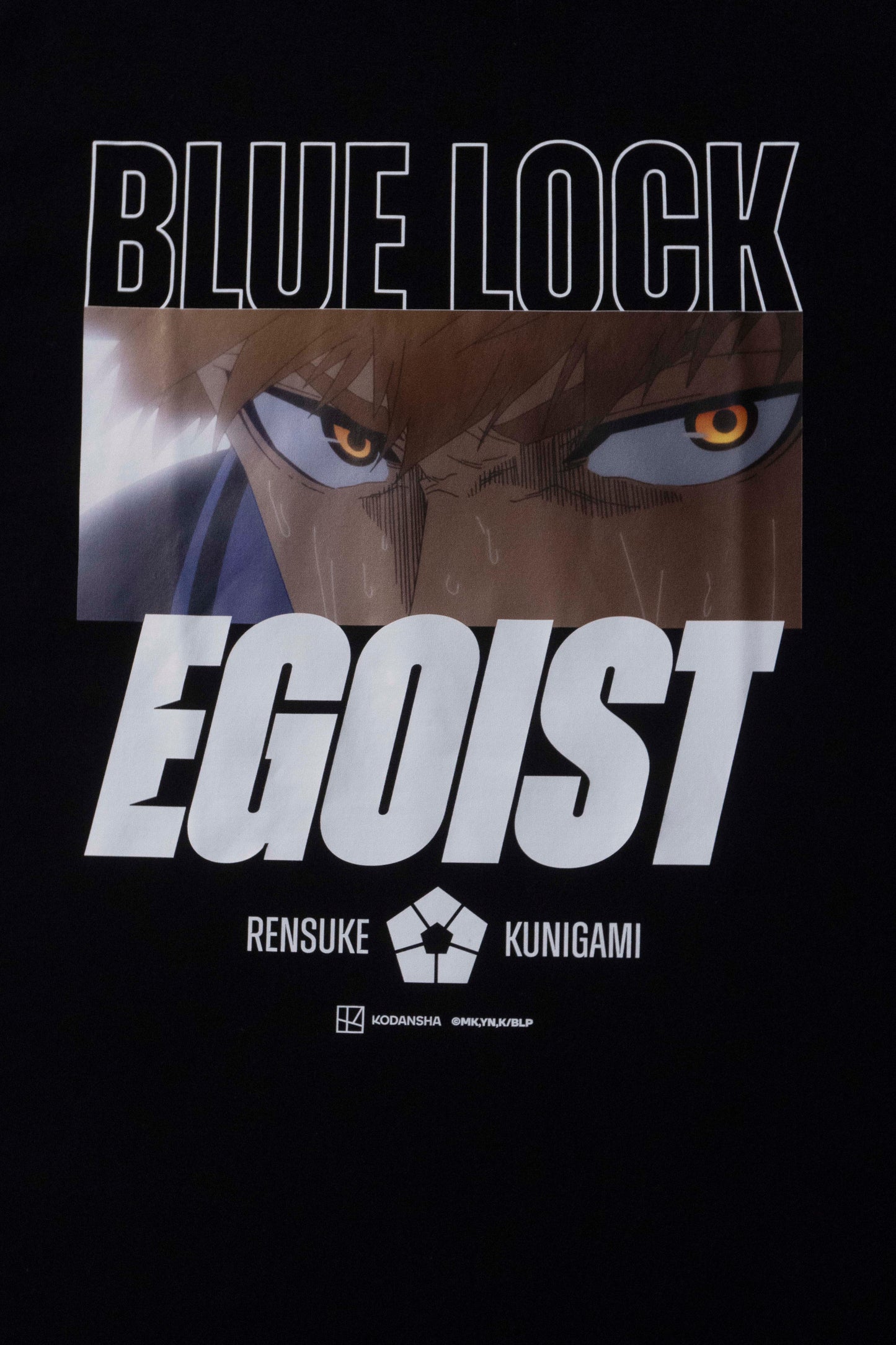 Camiseta Preta BLUE LOCK Kunigami "Egoísta"