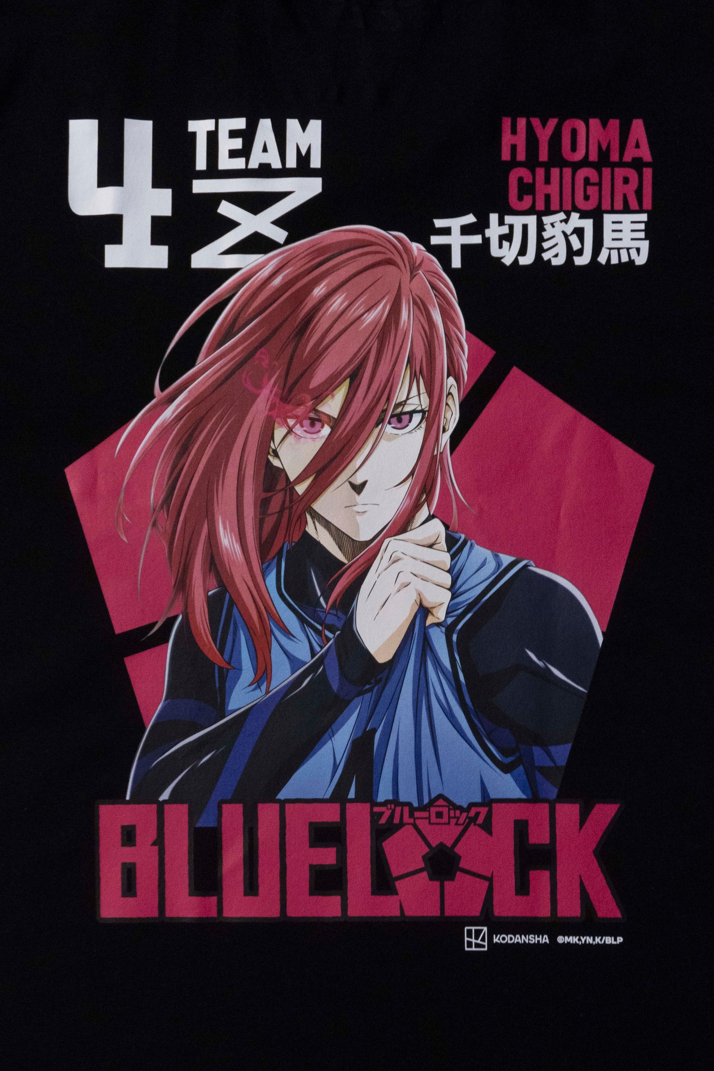 Camiseta Preta BLUE LOCK Chigiri "Time Z"