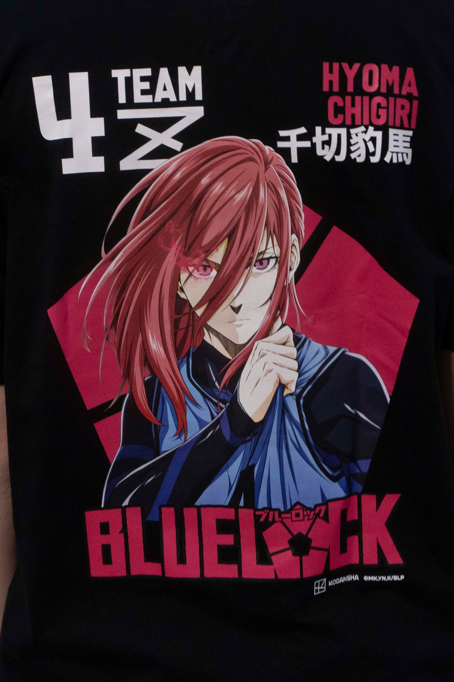 Camiseta Preta BLUE LOCK Chigiri "Time Z"