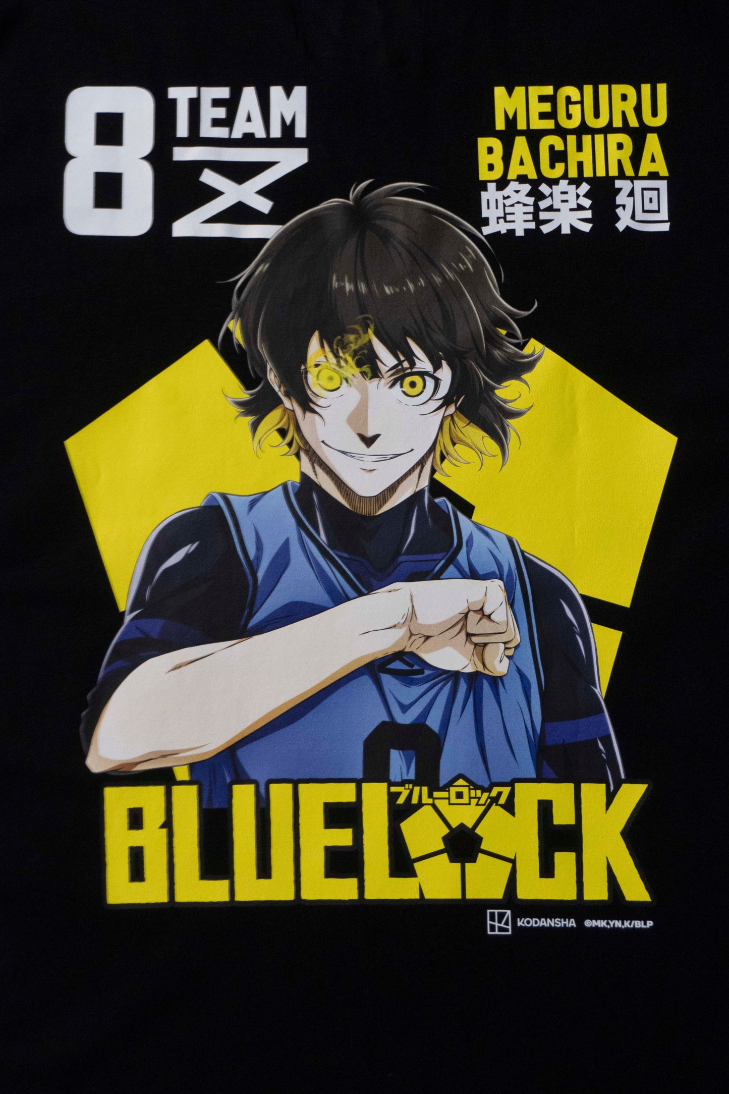 Camiseta Preta BLUE LOCK Bachira "Time Z"