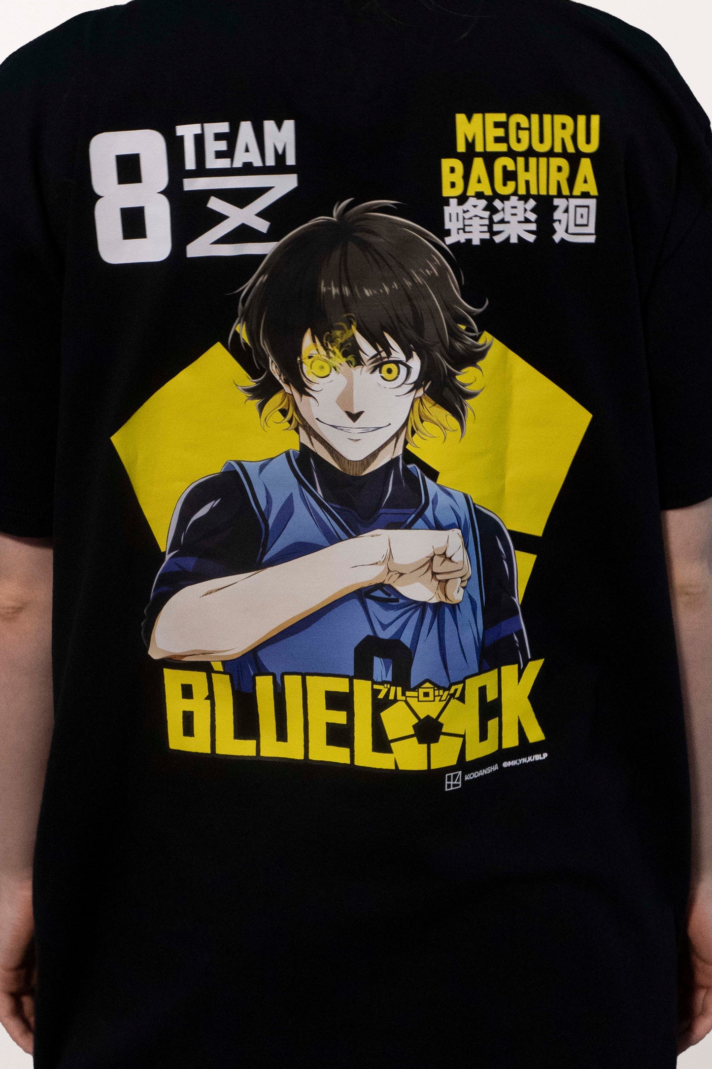 Camiseta Preta BLUE LOCK Bachira "Time Z"