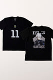 Camiseta Preta BLUE LOCK Nagi "Time V"