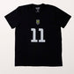 Camiseta Preta BLUE LOCK Nagi "Time V"