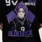 Camiseta Preta BLUE LOCK Reo "Time V"