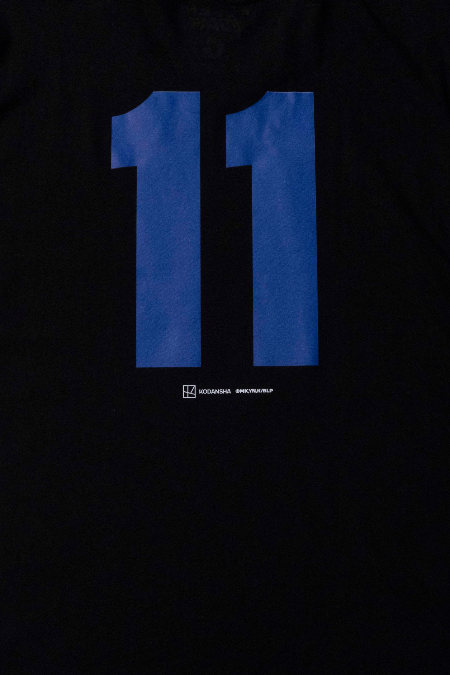Camiseta Preta BLUE LOCK Número 11