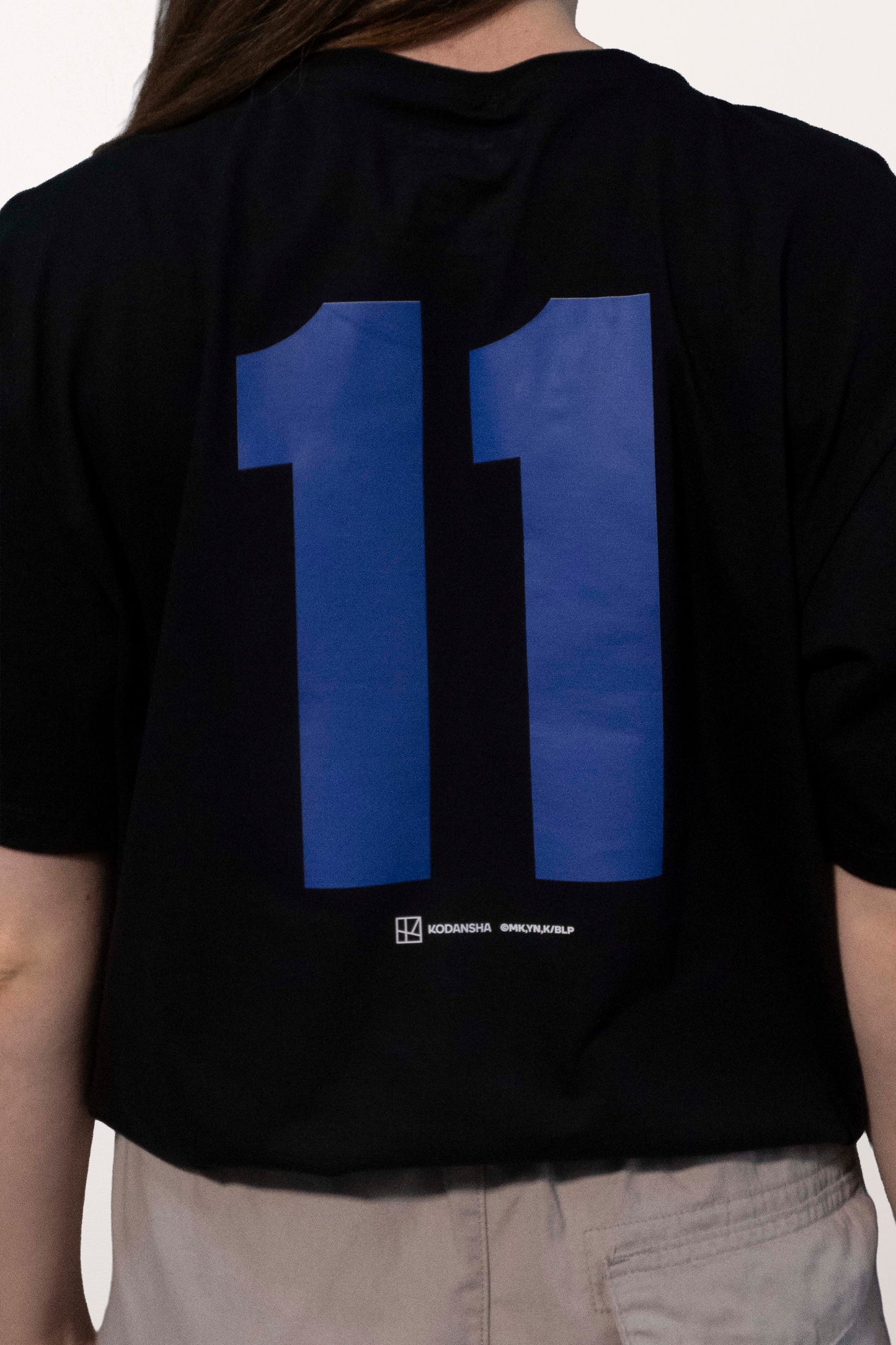 Camiseta Preta BLUE LOCK Número 11