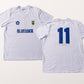 Camiseta Branca BLUE LOCK Número 11