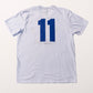 Camiseta Branca BLUE LOCK Número 11