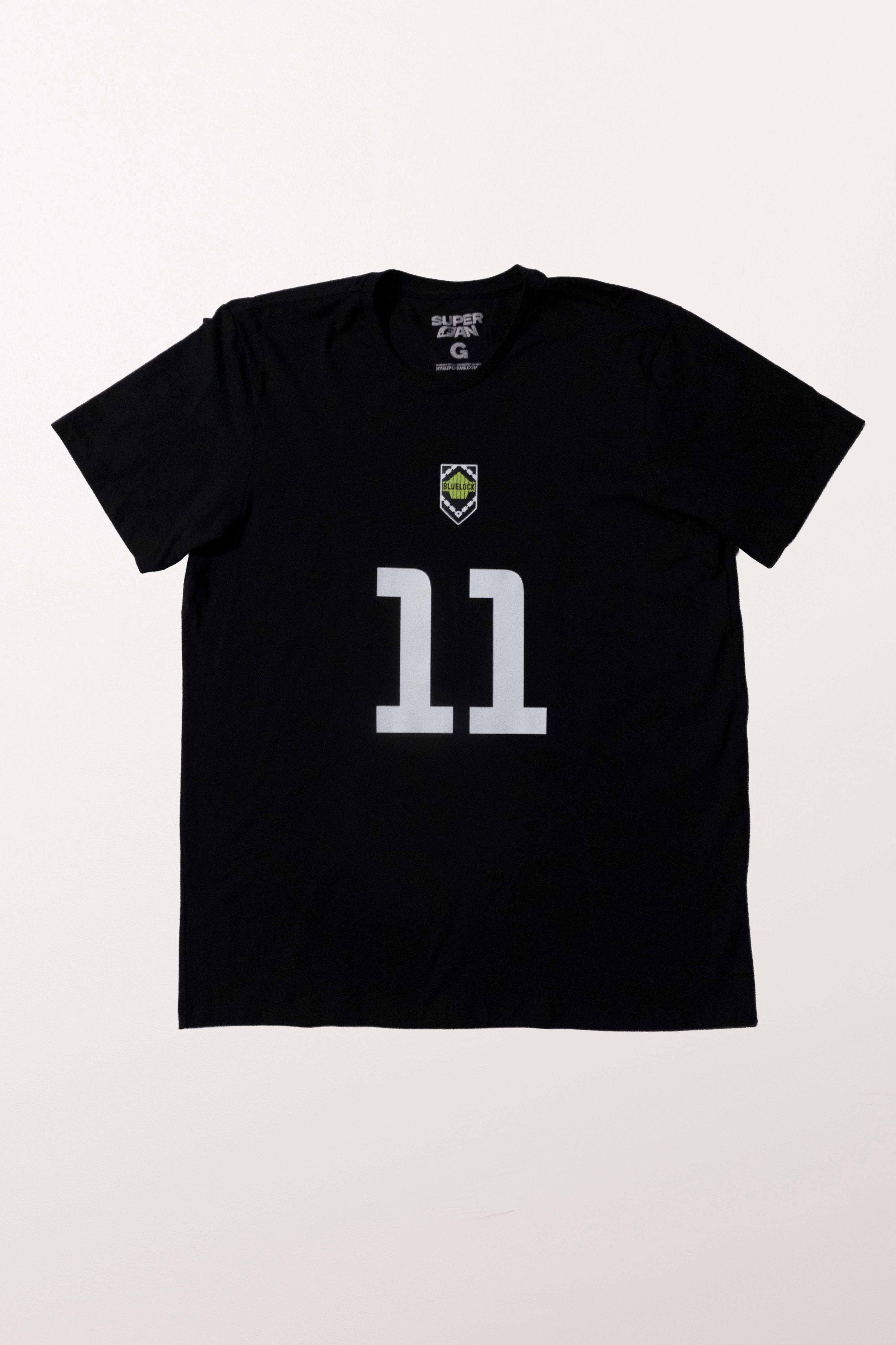 Camiseta Preta BLUE LOCK Isagi 