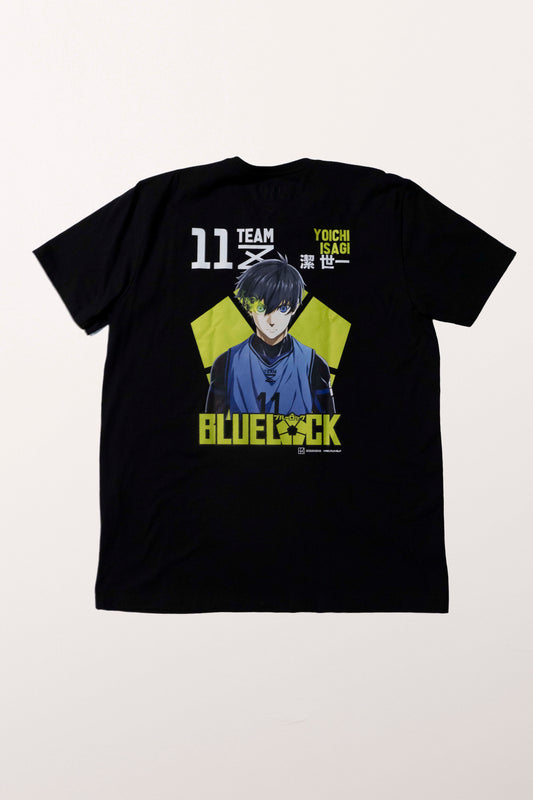 Camiseta Preta BLUE LOCK Isagi "Time Z"