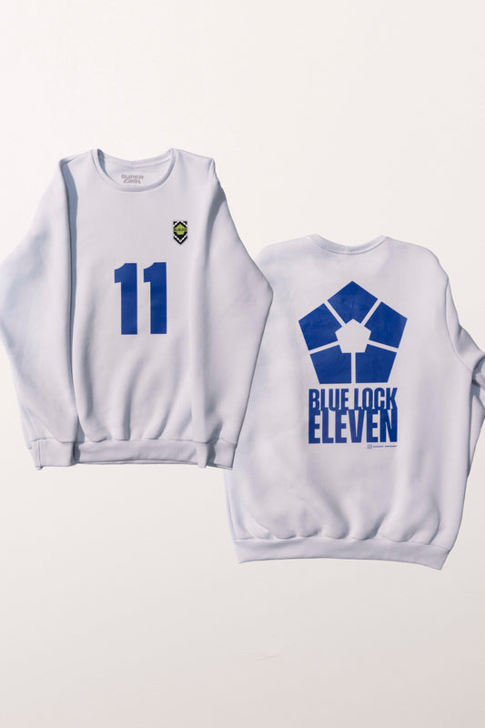 Moletom Branco BLUE LOCK Número 11