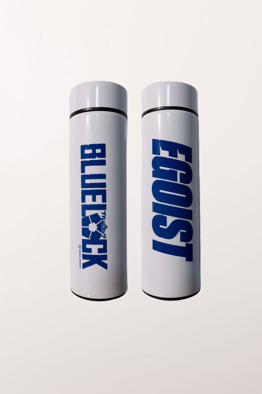 Garrafa Térmica BLUE LOCK Aço Inox Digital Termômetro 400ml
