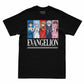 Camiseta Preta Evangelion 2.22 Pilotos