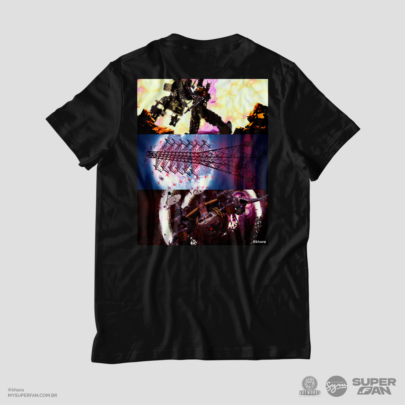 Camiseta Preta Evangelion 3.0+1.0 Último Impacto