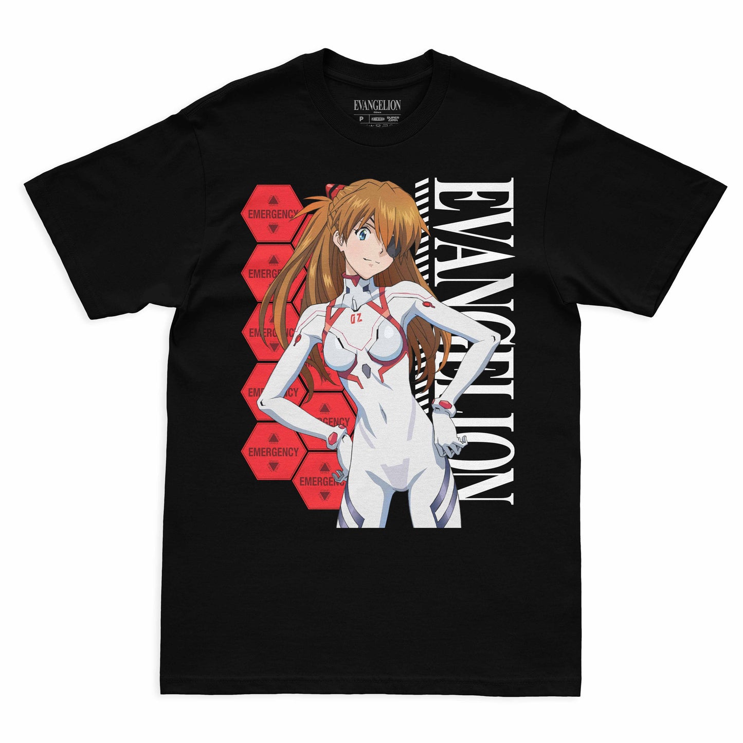 Camiseta Preta Evangelion 3.0+1.0 Piloto Asuka