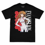 Camiseta Preta Evangelion 3.0+1.0 Piloto Asuka