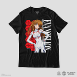 Camiseta Preta Evangelion 3.0+1.0 Piloto Asuka