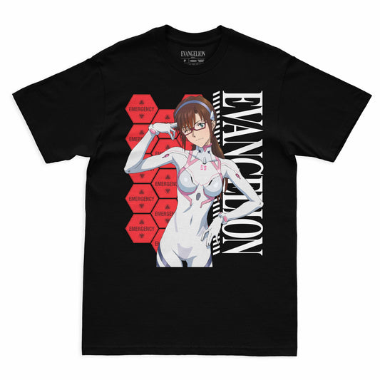 Camiseta Preta Evangelion 3.0+1.0 Piloto Mari