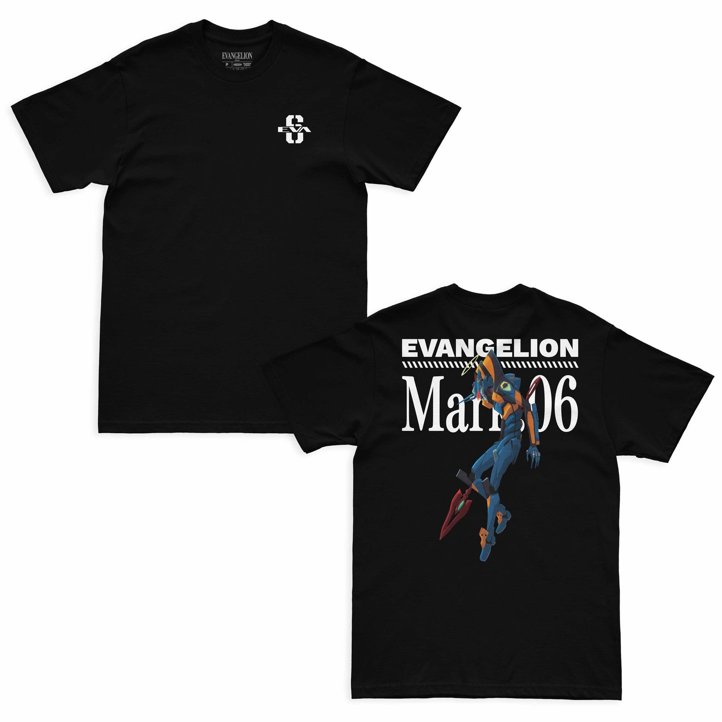 Camiseta Preta Evangelion 2.22 Mark.06