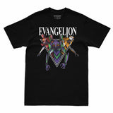 Camiseta Preta Evangelion 2.22 Trio de Combate