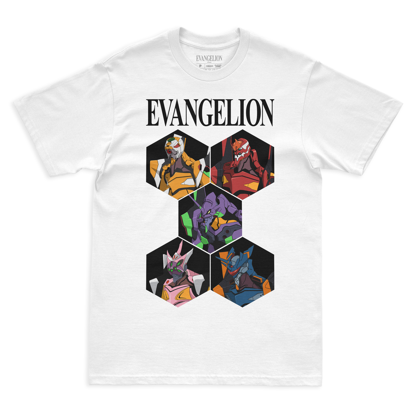 Camiseta Branca Evangelion 2.22 EVAs