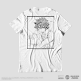 Camiseta Branca FAIRY TAIL 100 YEARS QUEST Gray "Line Art"