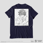 Camiseta Azul Marinho FAIRY TAIL 100 YEARS QUEST Gray "Line Art"