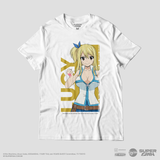 Camiseta Branca FAIRY TAIL 100 YEARS QUEST Lucy Heartfilia