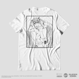 Camiseta Branca FAIRY TAIL 100 YEARS QUEST Wendy "Line Art"
